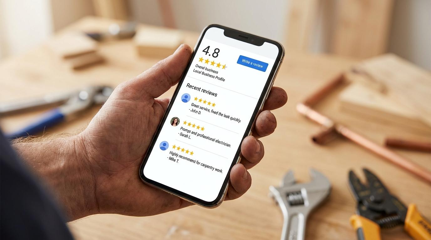 google business profile optimering håndværker