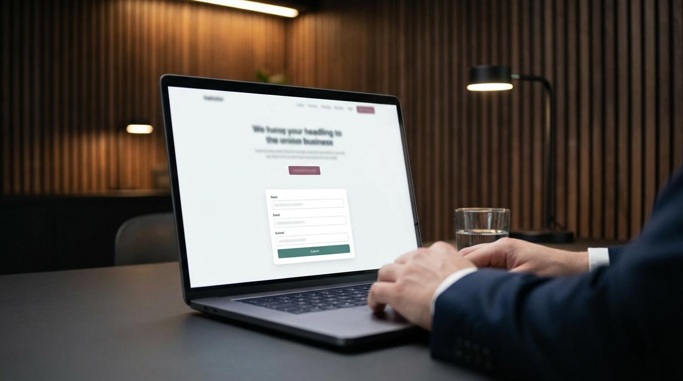 landingsside vs hjemmeside leads