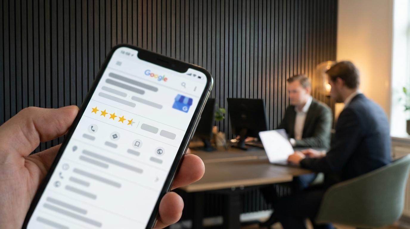 hvordan vælger kunder håndværker på google